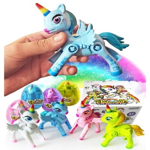 Multicolor Ostern Einhorn Eier Spielzeug für 3-5 Jahre alte Mädchen Geburtstag Geschenk Kinder - Bild 1 von 12
