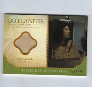 Tarjeta de disfraz Cryptozoic Outlander temporada 5 M08 Clair Fraser 67/99 VERDE - Imagen 1 de 1