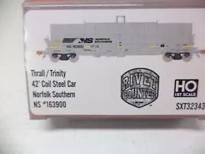 ScaleTrains Ho SXT32343, Trinity 42' Coil Steel Car, Norfolk Southern 163900 - Picture 1 of 2