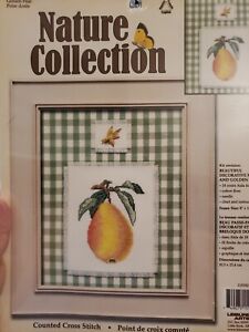 Leisure Arts “Golden Pear” #11550 Nature Collection Counted Cross Stitch Kit NEW