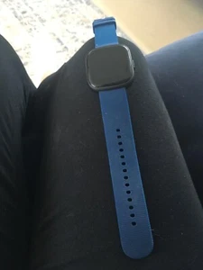 Waterproof heart rate sport watch blue needs battery - Zdjęcie 1 z 4