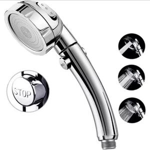 SHOWER HEAD 3 MODE FUNCTION HOUSE MOTOR HOME RV BOAT HAND HELD CHROME FINISH - Picture 1 of 11