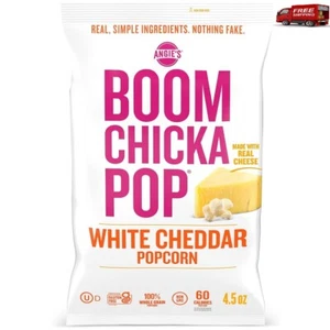 Palomitas de maíz cheddar blancas Angie's BOOMCHICKAPOP, 4,5 OZ, envío gratuito - Imagen 1 de 7
