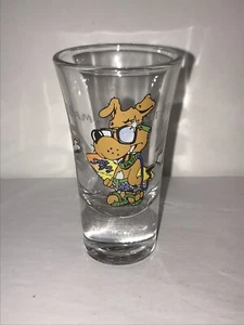 Salty Dog Surf Shop Panama City Beach Design 4" Souvenir Shot Glass - Picture 1 of 4