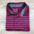Under Armour The Playoff Polo Performance Golf Shirt Men’s Size Large Purple