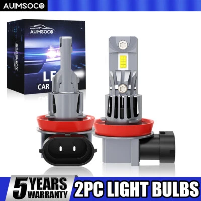 Para Toyota Prius Enchufable 2012-2015 2X H11 H9 Faro LED Bombillas de haz bajo Blanco Foto 1 de 4