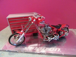 Snap On Chopper  w/toolbox & COA, 1/10 Scale*New in Box* - Picture 1 of 4