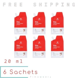 6 Sachets X 20 ml Leaders In Solution PHA Sleeping Mask AC Care Moisturized Face - Picture 1 of 9