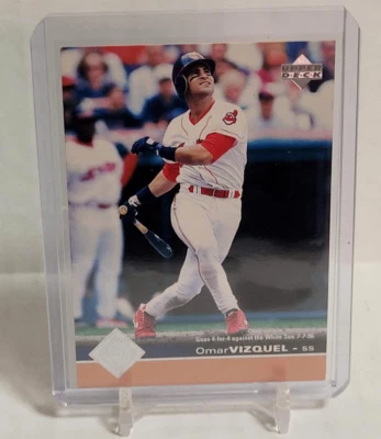 1997 Upper Deck Baseball Card #54 Omar Vizquel FRESH MINT NEW - Image 1 of 2
