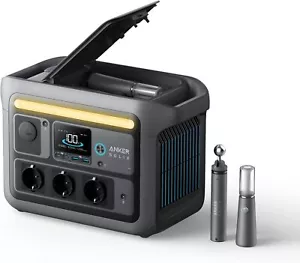 Anker SOLIX C800 Plus Tragbare Powerstation 1200W Solargenerator für Camping - Bild 1 von 6
