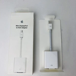 Genuine Apple Mini Display Port to VGA Adapter OEM Mac New in Box NIB - Picture 1 of 13