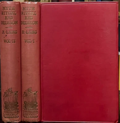 MYTH, RITUAL AND RELIGION - Lang, 1913 2 Vols NATURE DIVINE ORIGIN MYTHS LEGENDS - Imagem 1 de 4