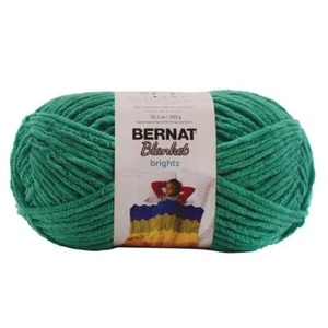 Bernat Go Go Green Super Bulky Chenille Yarn 300G 220Yds Machine Washable - Picture 1 of 1