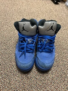 Nike Air Jordan Retro V 5 "Royal Blue Suede" Men's US 136027-401 Size 9.5 Men - Picture 1 of 22