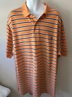 Men’s Polo Ralph Lauren Shirt Orange Stripe Size 3XLT
