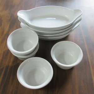 Vista Alegre 991020 Classic 4x Au Gratin & 4x Auflaufförmchen/Schale weiß - Bild 1 von 6