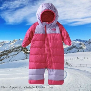 The North Face Infant Baby Sizes 0-6mo. Down-Insulated Banting Pram Bag Snowsuit - Picture 1 of 5