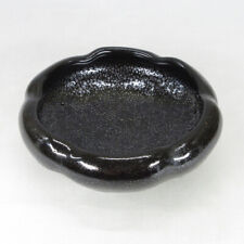 F0492: Chinese porcelain bowl as KASHIKI with popular YUTEKI-TENMOKU glaze