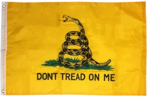 Small Boat Don't Tread on Me 12"x18" Flag Gadsden Tea Party Patriot Conservative - Picture 1 of 1