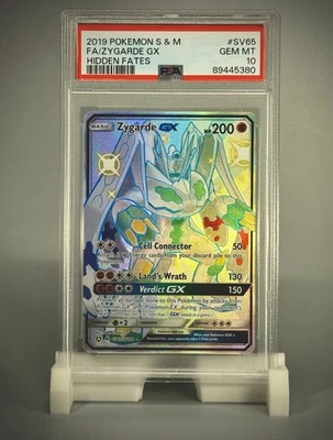 PSA 10 💎 2019 Pokemon SM Hidden Fates Zygarde GX Shiny Vault Rare #SV65/SV94 - Image 1 of 4