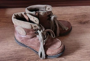 Full Stop ☃️ Winterstiefel/Leder Boots/Stiefeletten **Gr.28** Unisex**Braun - Bild 1 von 5