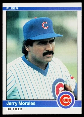 1984 Fleer #498 Jerry Morales - EX - Image 1 of 2