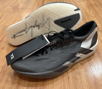 Adidas Y-3 Adizero Adios 9 Cinder Black Trainers x Yohji Yamamoto Sz 6.5 JS3151 - Image 1 of 4