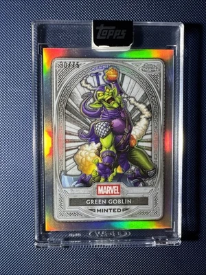 2025 Topps Marvel Mint Green Goblin #64 FOIL /75 - Image 1 of 2