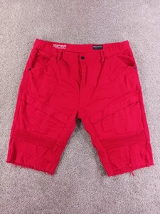 Smoke Rise Herren Shorts Denim W42 rot Moto Baumwolle - Bild 1 von 13