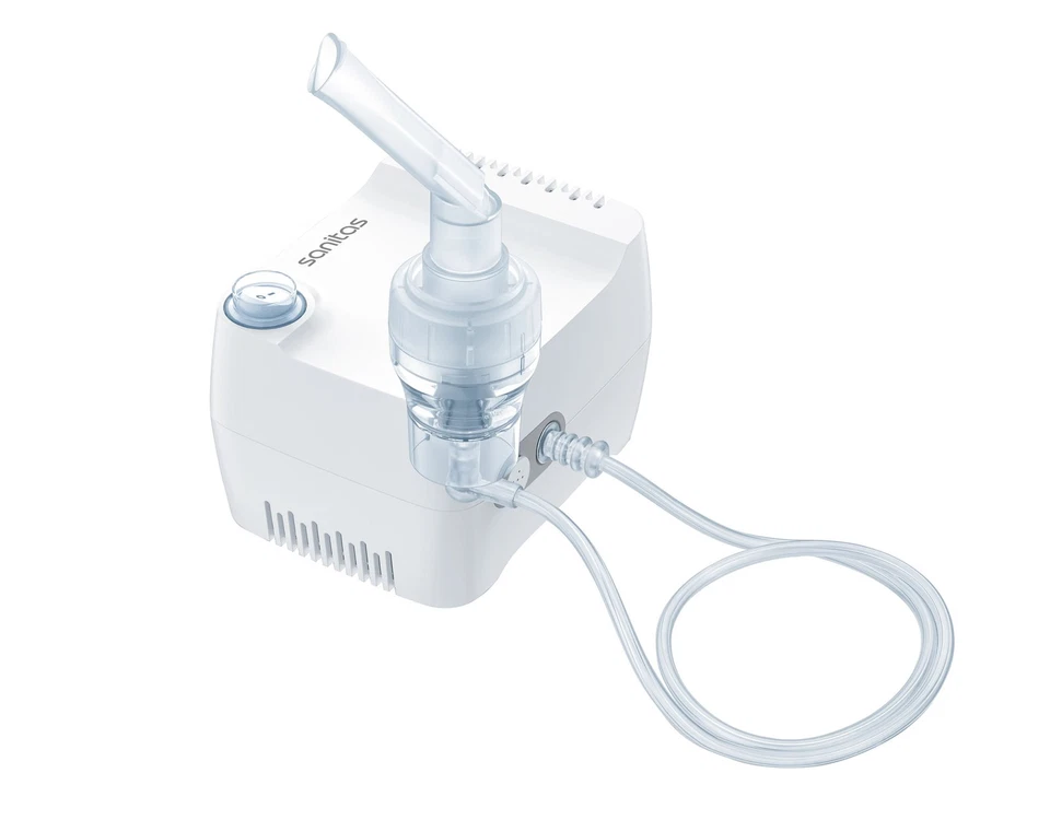 Sanitas Mini-Inhalator mit Kompressor-Druckluftt Inhaliergerät Vernebler - Bild 1 von 2