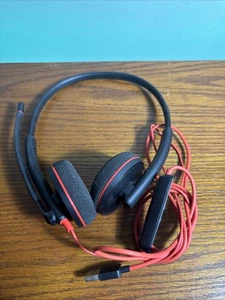 Plantronics Blackwire C3220 Computer Multimedia Stereo Headset Microphone USB-A - Picture 1 of 5