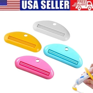 Kunststoff Tube Quetscher Zahnpastaspender Halter Rollen Badezimmer Extrakt - Bild 1 von 11