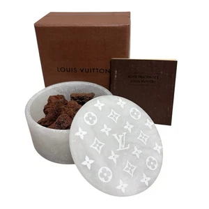 LOUIS VUITTON Marmor Stein Behälter Diffusor für VIP GIFT Aroma Kerze mit Box - Bild 1 von 8