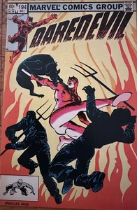 Cómic Daredevil # 194 casi nuevo- Marvel Frank Miller Bullseye Elektra 1 J362 - Imagen 1 de 2