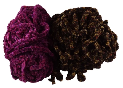 Unbranded Yarn Chenille Multi color partial Knitting Crochet Craft DIY destash - Image 1 of 4