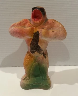 *PREMIO CARNAVAL* Gorila Antiguo **KING KONG** Carnaval *TIZA VINTAGE* Recuerdo Foto 1 de 4