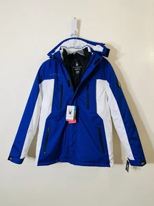 Spyder 3-in-1 hooded insulated men’s snow jacket electric blue NWT sz M $299.00 - Picture 1 of 15