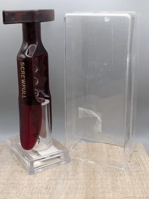 Screwpull Corkscrew Red Table Top Model Perspex Wine Bar - Image 1 of 4