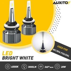 2x AUXITO 881 862 886 LED Fog Light Bulbs Driving DRL 28W White Super Bright CUS - Picture 1 of 12