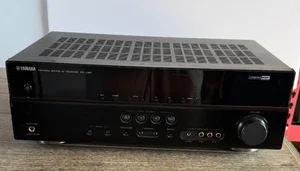 Yamaha Black RX V367 DSP Home Theater AV Receiver HDMI Surround Sound Audio - Picture 1 of 11