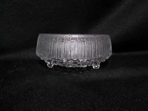 Iittala Ultima Thule Footed Fruit Nappie Bowl Made in Finland Mouth Blown Glass - Picture 1 of 2