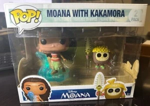 MOANA WITH KAKAMORA FUNKO POP 2-PACK Disney Vinyl Figure IN BOX - Picture 1 of 4