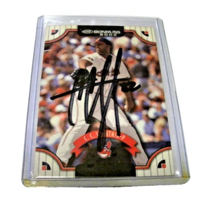 C. C. Sabathia - Carta Donruss 2002 # 42 - Guardiani Cleveland - Autografo - Foto 1 di 8