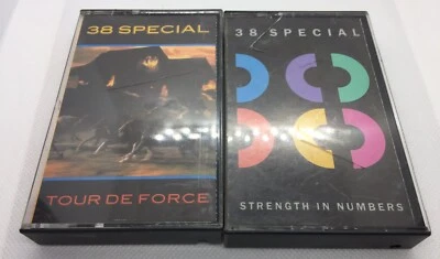 Vintage 38 Special Cassettes Tour De Force & Strength In Numbers A & M - Image 1 of 4