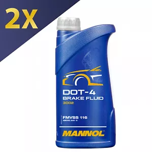 2X 1L SCT BRAKE CLUTCH FLUID DOT4 SAE J 1703 FMVSS 116 DOT 4 ISO 4925 - Picture 1 of 2