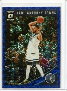 KARL ANTHONY-TOWNS Wolves 2018-2019 Donruss OPTIC BLUE VELOCITY PRIZM #145 - Picture 1 of 2