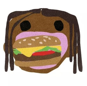 🏜 Travis Scott x McDonald's x Cactus Plant Flea Market Burger Mouth Rug 🌵 - Picture 1 of 1