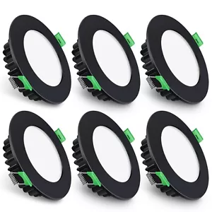 6x LED Einbaustrahler Flach Einbauleuchten 8W Deckenleuchte Set Einbau Spot 230V - Bild 1 von 7