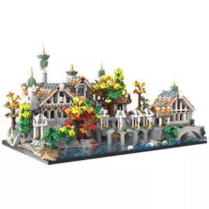 Rivendell Modular Building Blocks Set Fantasy Movie MOC Bricks Toy Collection - Picture 1 of 7