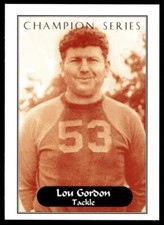 Green Bay Packers 1936 Champion Series 26 Louis Gordon Football Card
